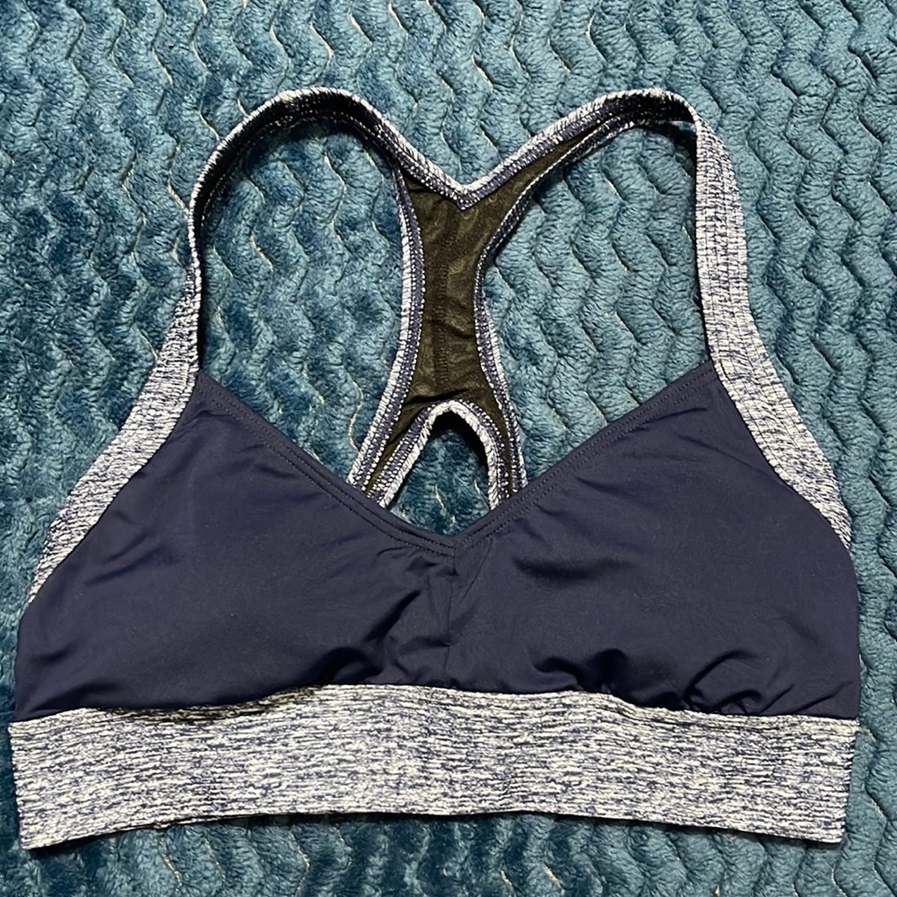 TYR Navy Sports Bra